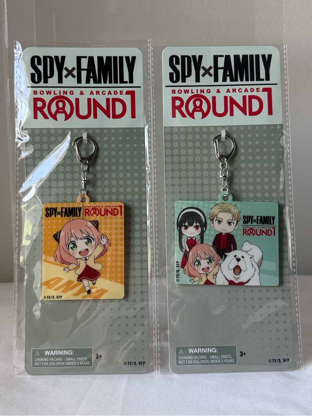 Round1 Spy x Family Keychains